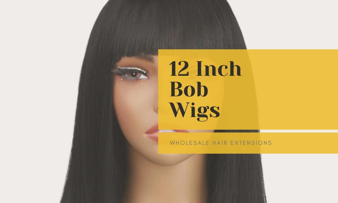 12 Inch Bob Wigs for Wholesale