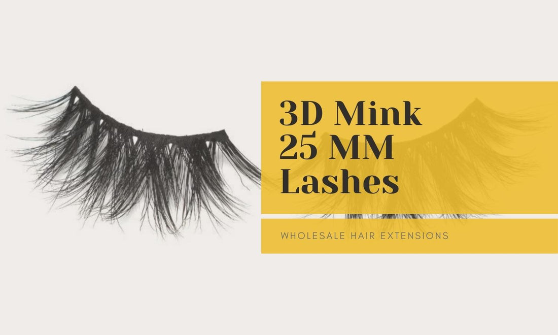 3D Mink 25MM Lashes Guide