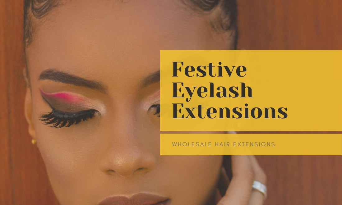 Festive Eyelash Extensions for Wholesale