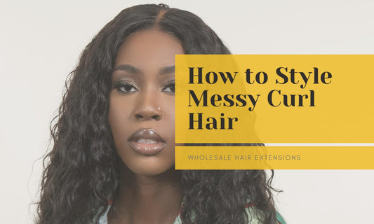 How to Style Messy Curl Hair