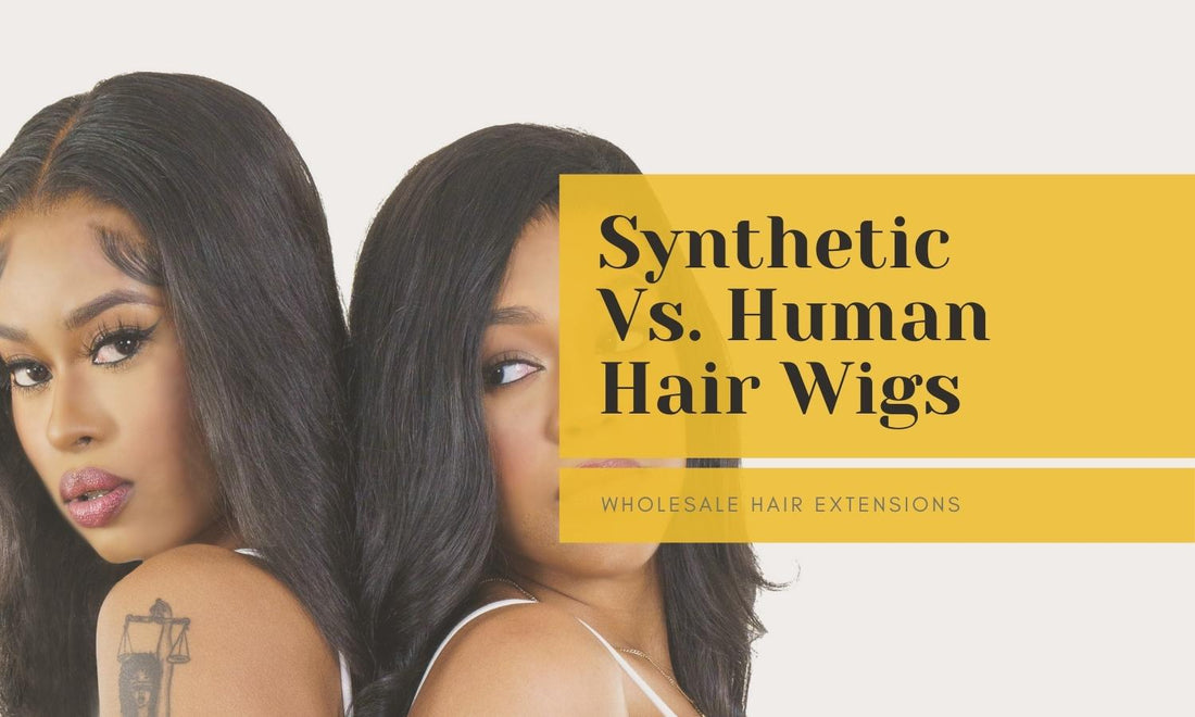 Synthetic vs Human Hair Wigs in Wholesale