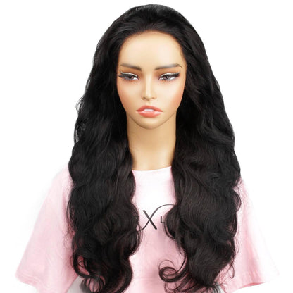 13x4 HD Lace Front Jet Black Body Wave Wig