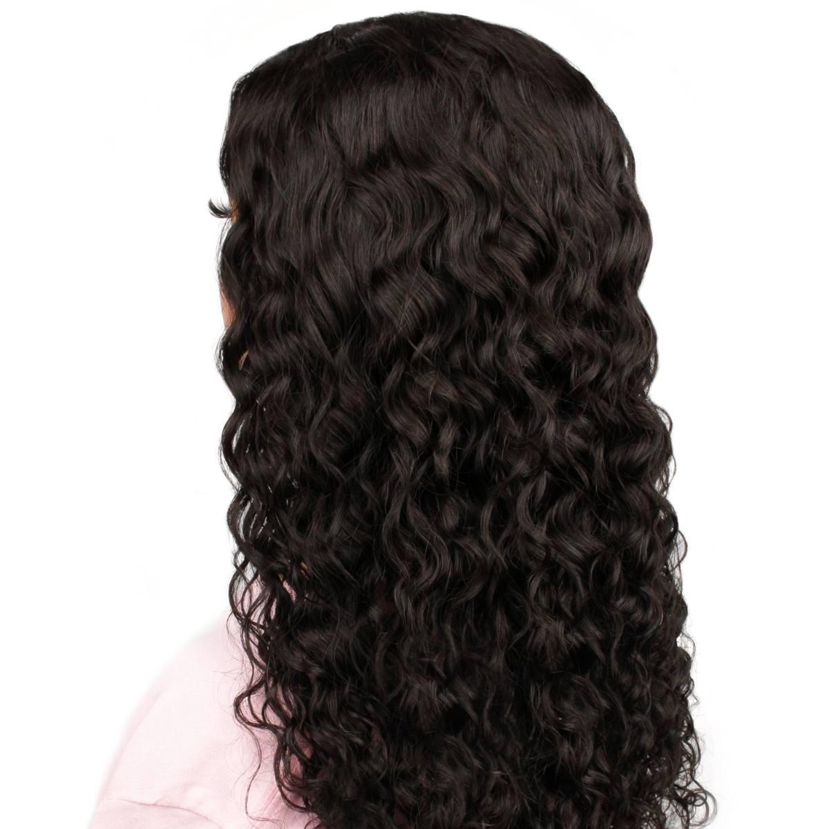 back side 2x6 hd beach wave wig