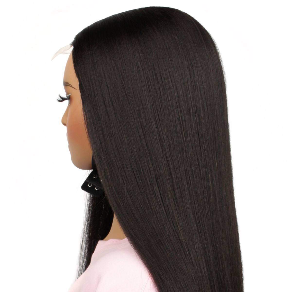 2x6 hd yaki straight wig side