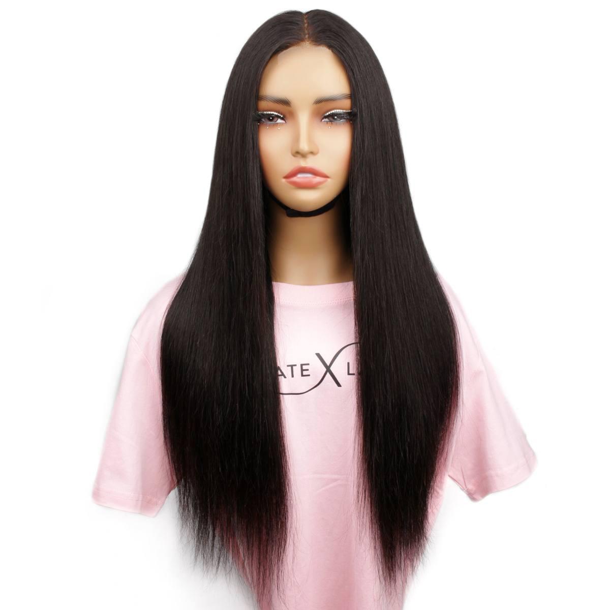 2x6 straight hd closure wig