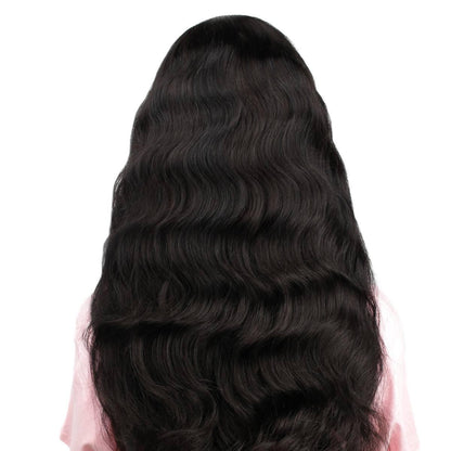 13x4 HD Lace Front Jet Black Body Wave Wig