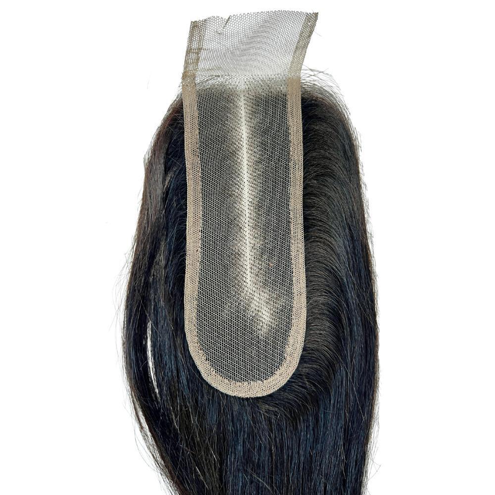 Brazilian silky straight 2x6 transparent inside view 