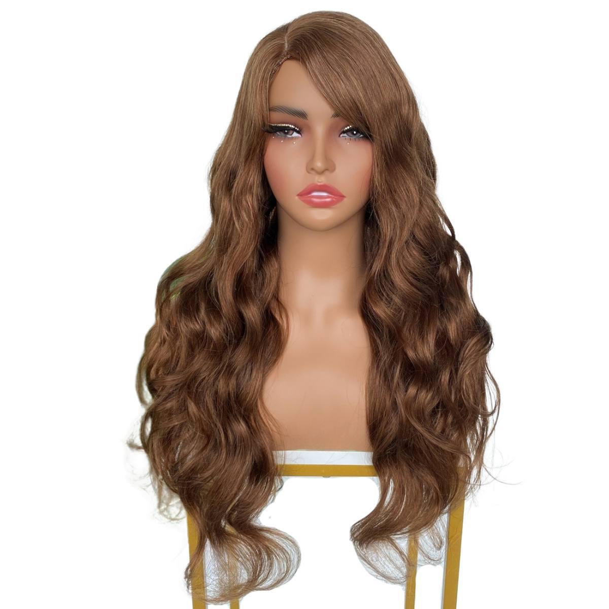 auburn body wave capless wig front