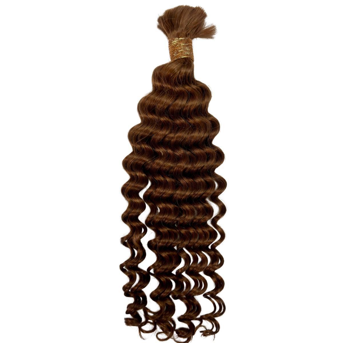 Auburn Deep Wave Bulk Braiding Hair Extensions