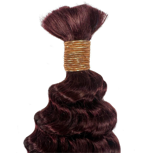 Burgundy Bulk Hair