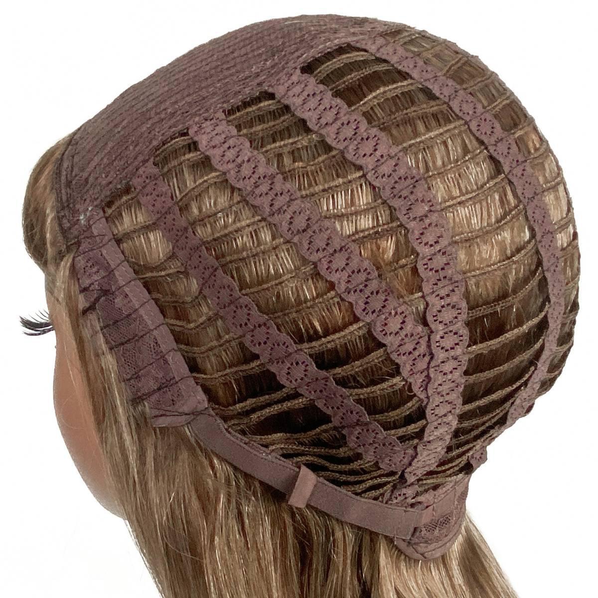 dark auburn blonde wavy cap