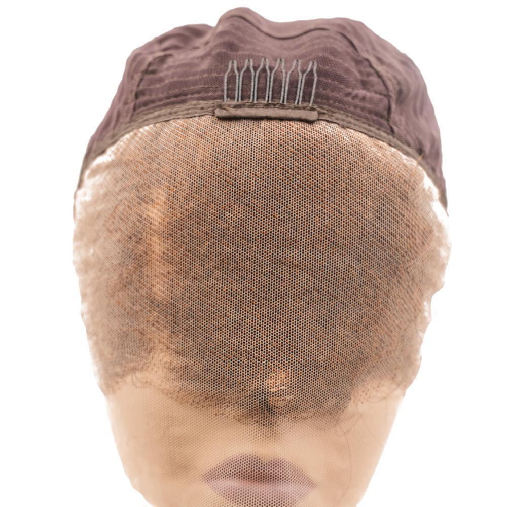 INSIDE LACE VIEW OF COFFEE WIG