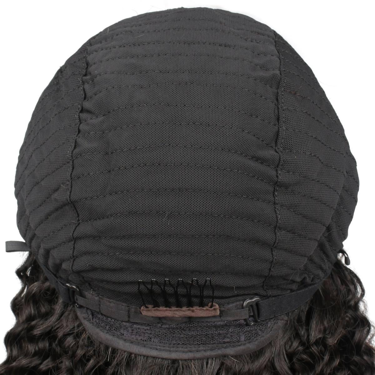 back of cap jerry curl v part wig