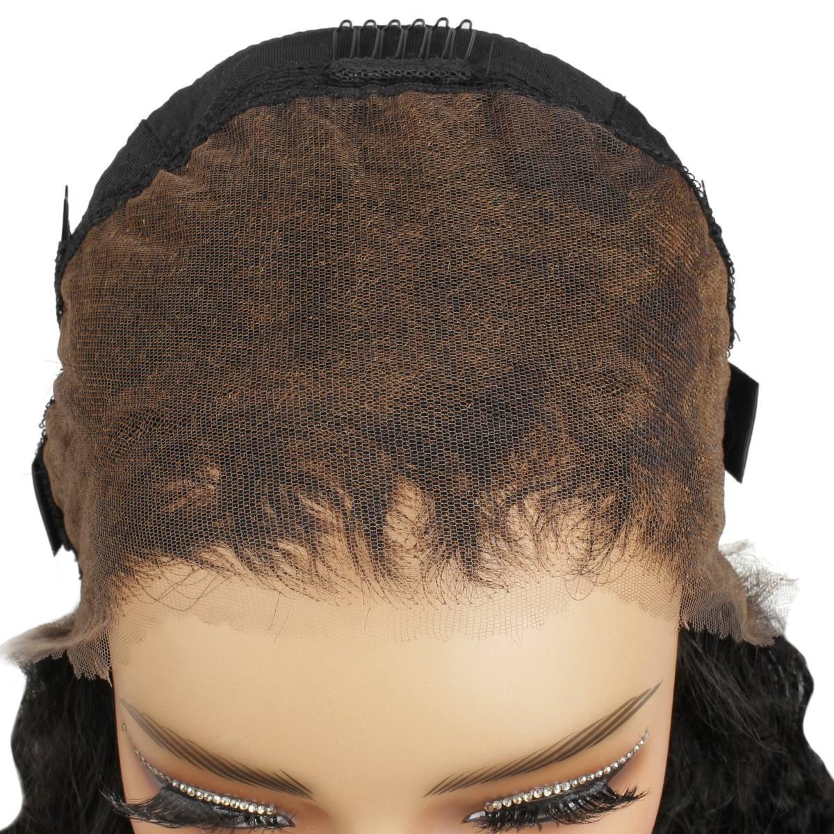 lace of jet black deep wave hd lacefront wig