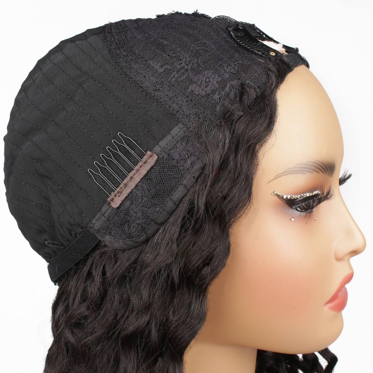 inside side view of latin wave v part wig