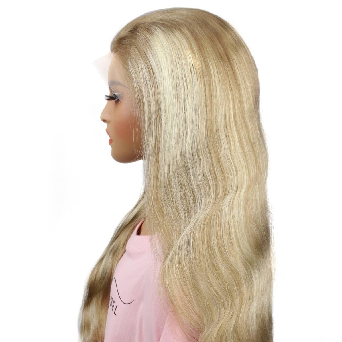 Light Blonde Highlight BW Transparent Wig