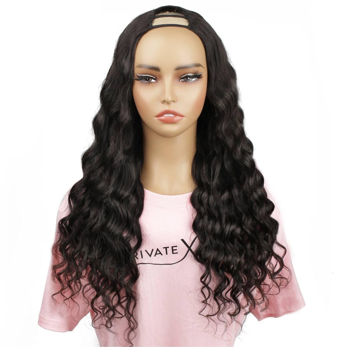 natural wave u part wig