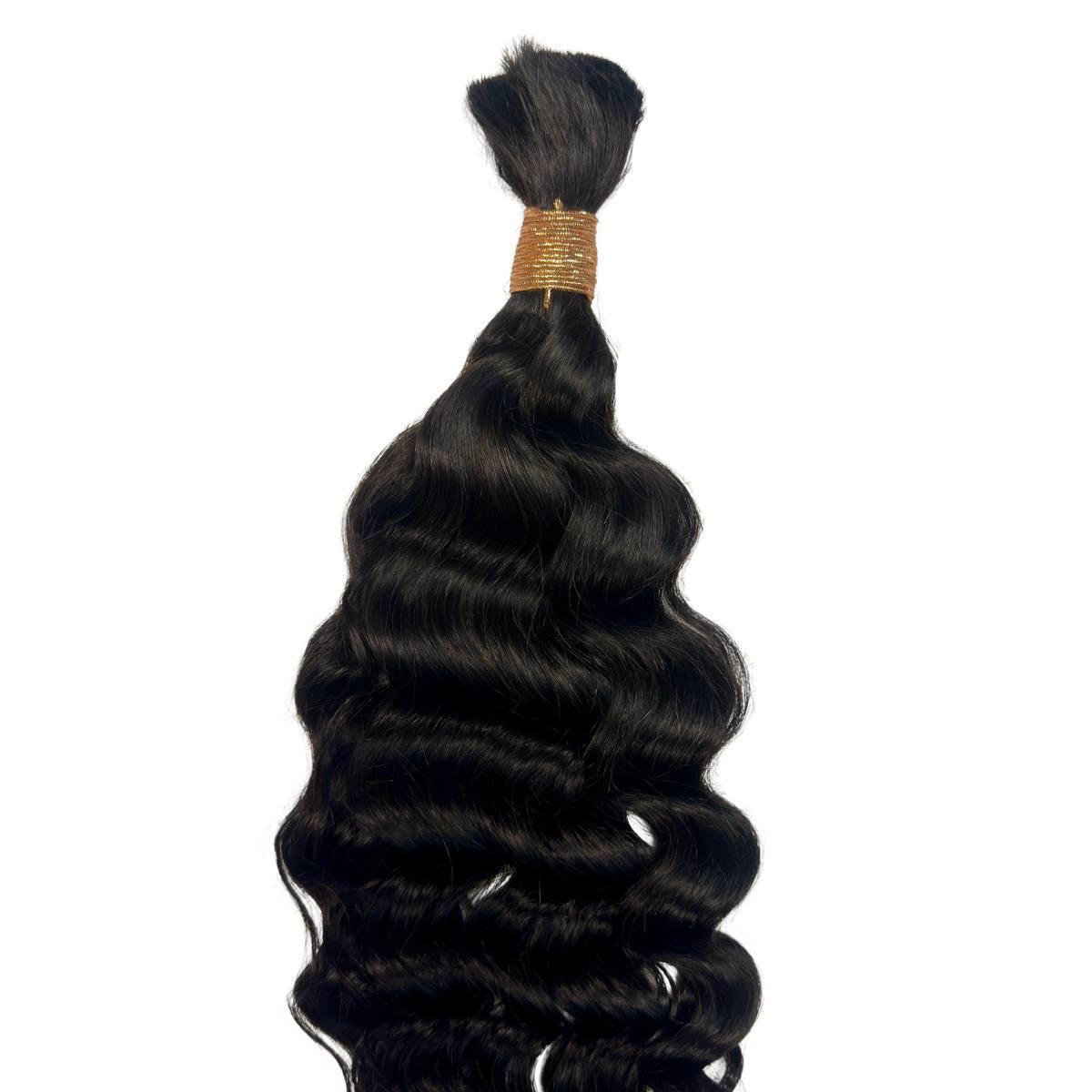 Raw Beach Wave Bulk Braiding Hair