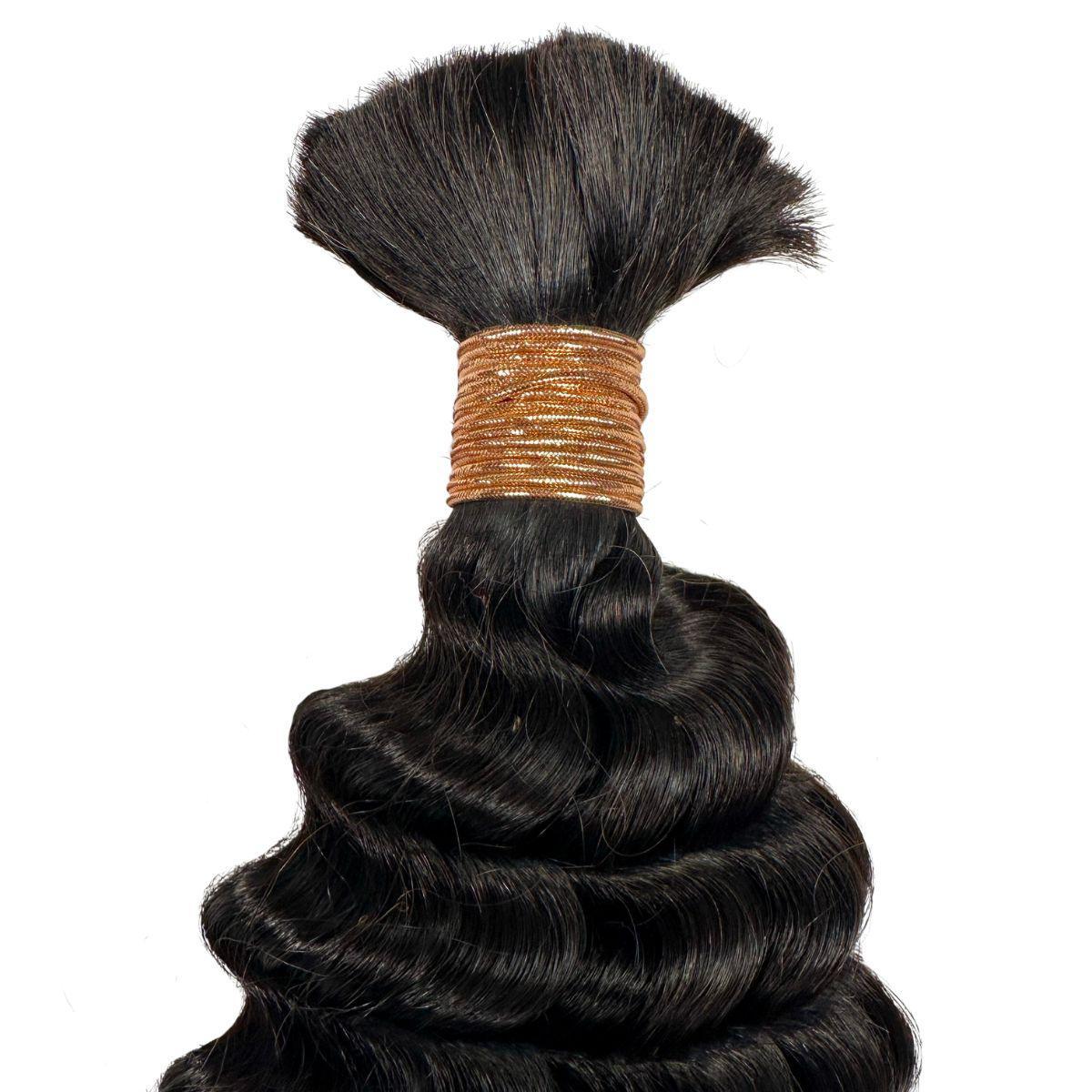 Raw Deep Wave Bulk Human Hair