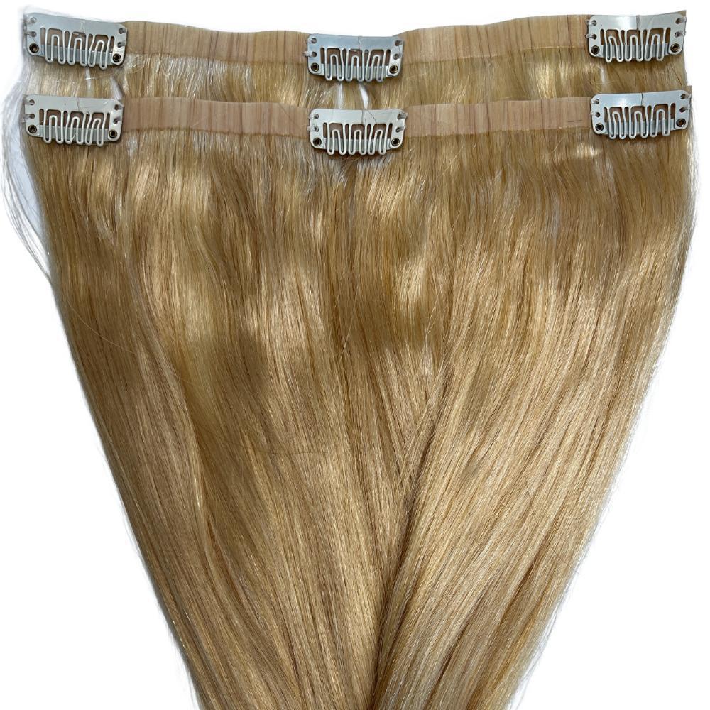 blonde seamless clip in two piece