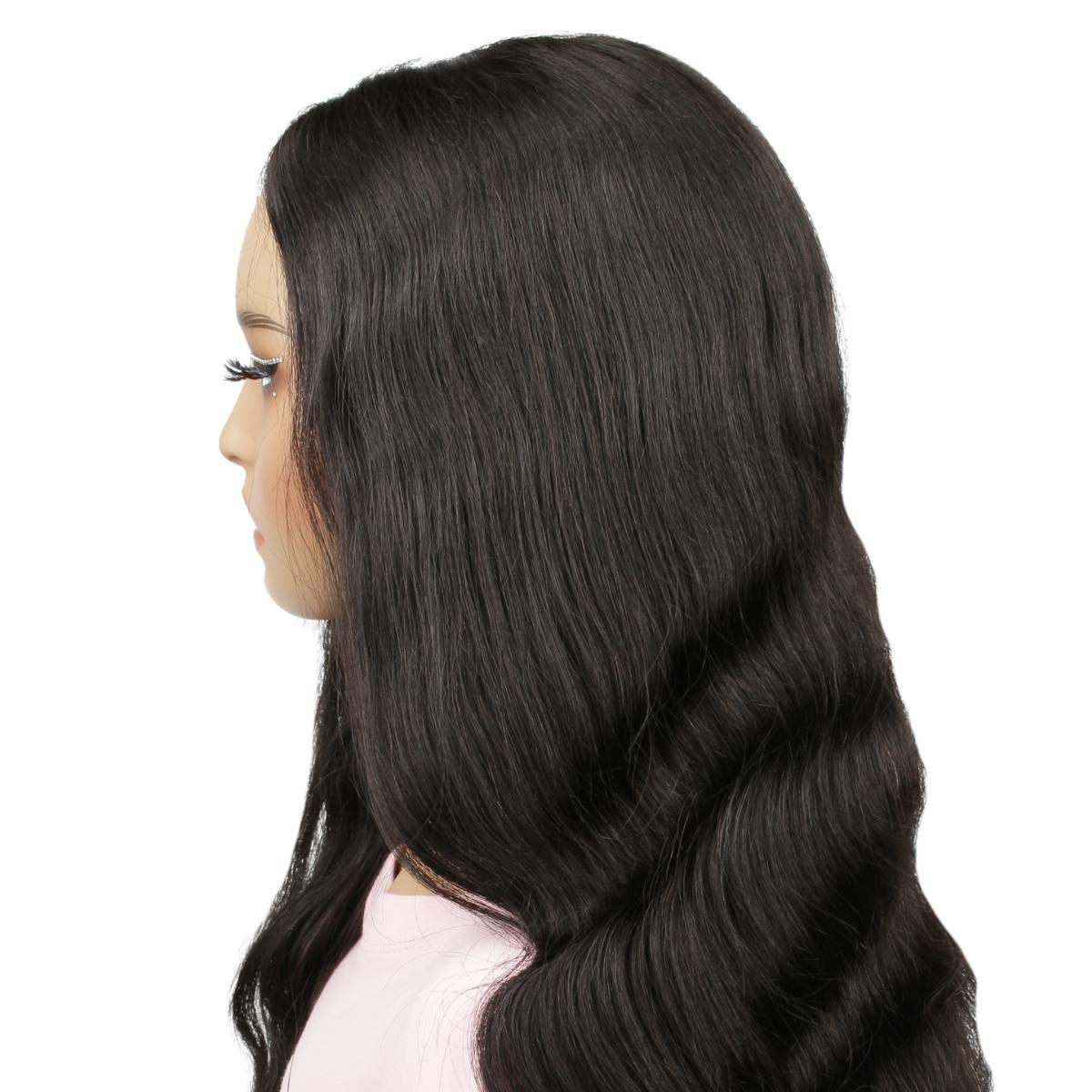 side of 2x6 hd body wave wig