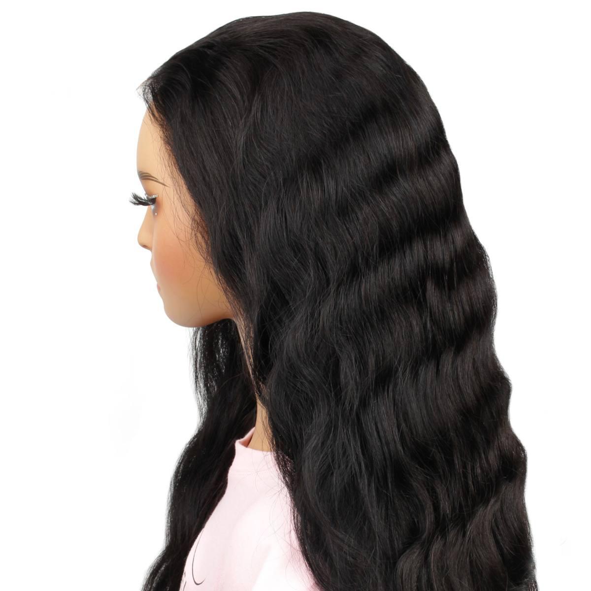 13x4 HD Lace Front Jet Black Body Wave Wig