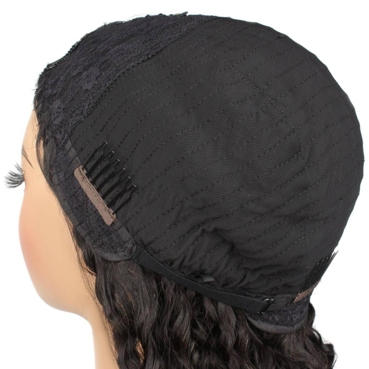 Back of cap view deep curl v part