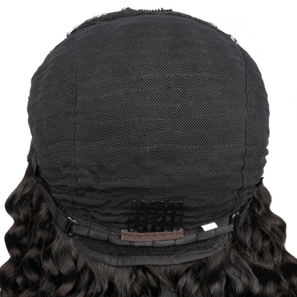 deep curly u part cap back