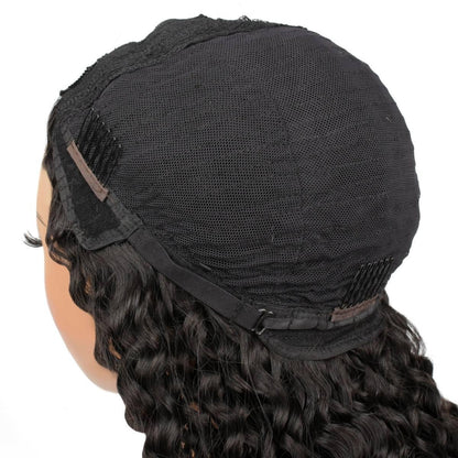 deep curly u part side cap