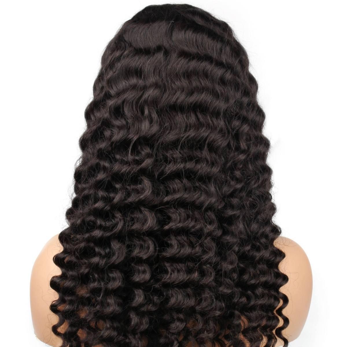 back of deep wave v part wig