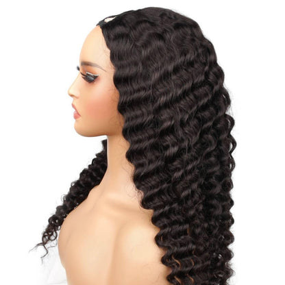 side of deep wave v part wig