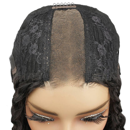 lace view  of italian curl 2x6 hd wig