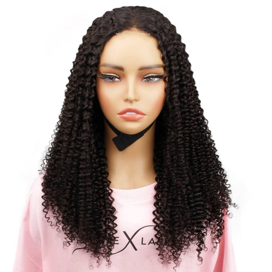 front of jerry curl 2x6 hd closure wig