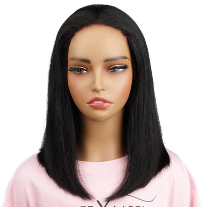 jet black 4x4 hd closure wig