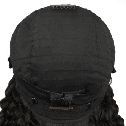 adjustable straps of kinky curly 2x6 hd closure wig