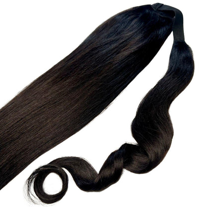 natural black ponytail hair extensions