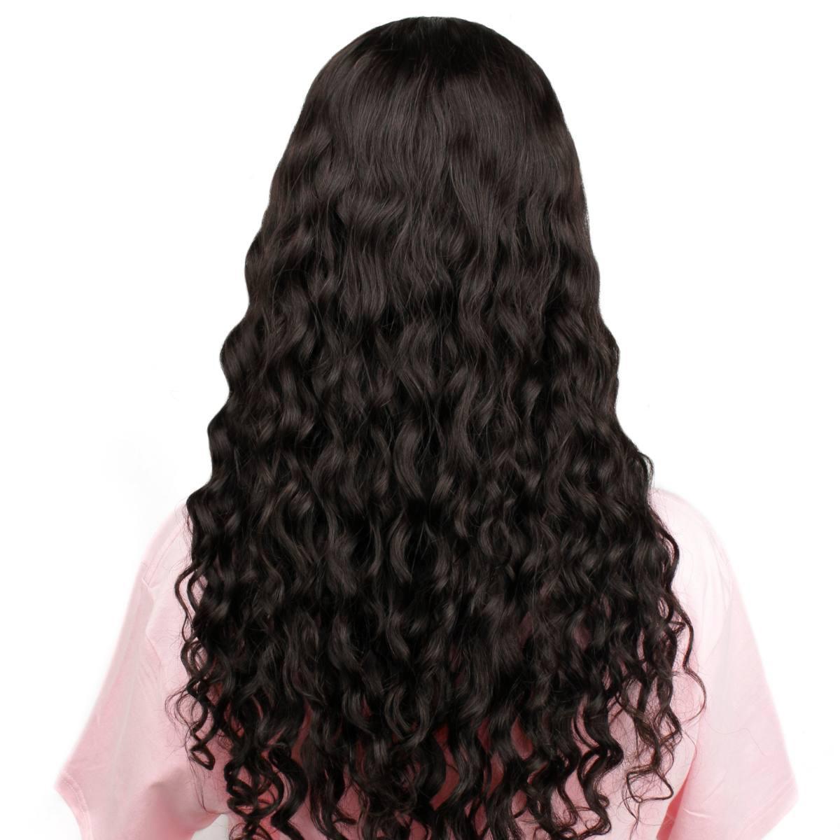 back of natural wave 2x6 hd closure wig