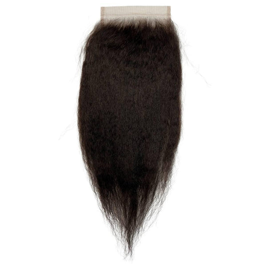 raw trans 5x5 Kinky Straight Closure