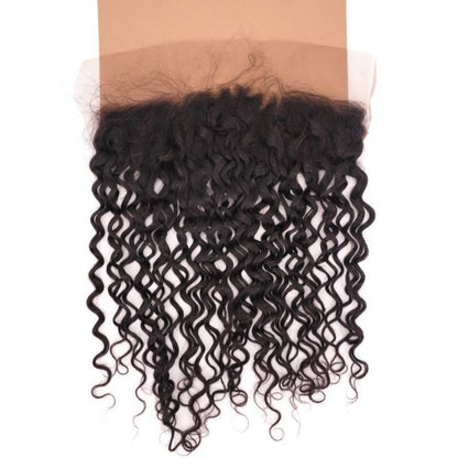 13x6 Transparent Italian Curl Frontal brown