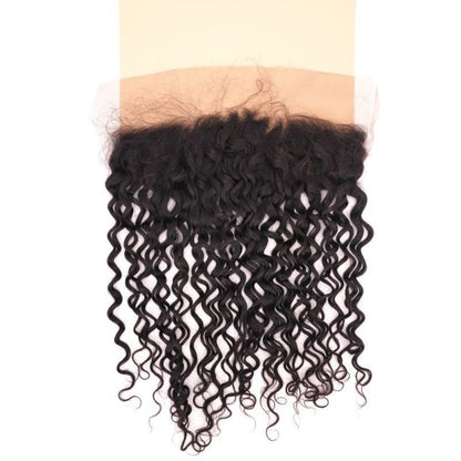 13x6 Transparent Italian Curl Frontal nude