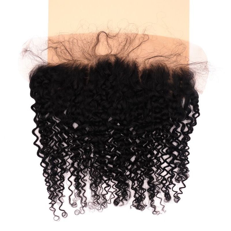 13x6 Transparent Kinky Curly Frontal nude