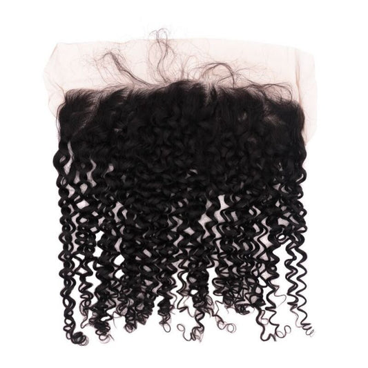 13x6 Transparent Deep Curly Frontal