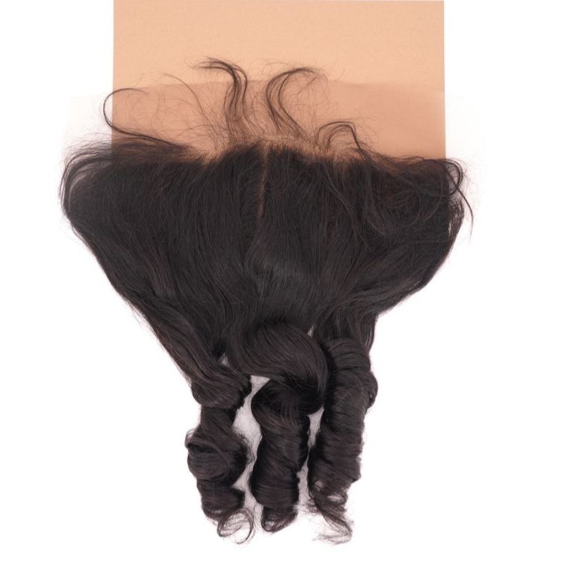 13x6 Transparent Loose Curl Frontal brown
