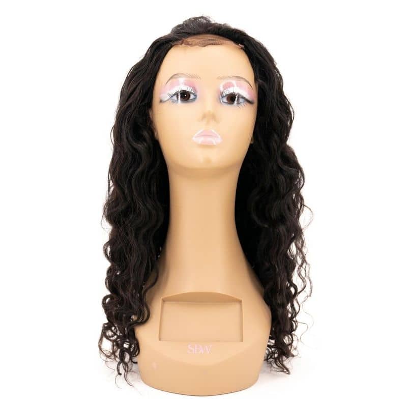 Beach Wave HD Closure Wig