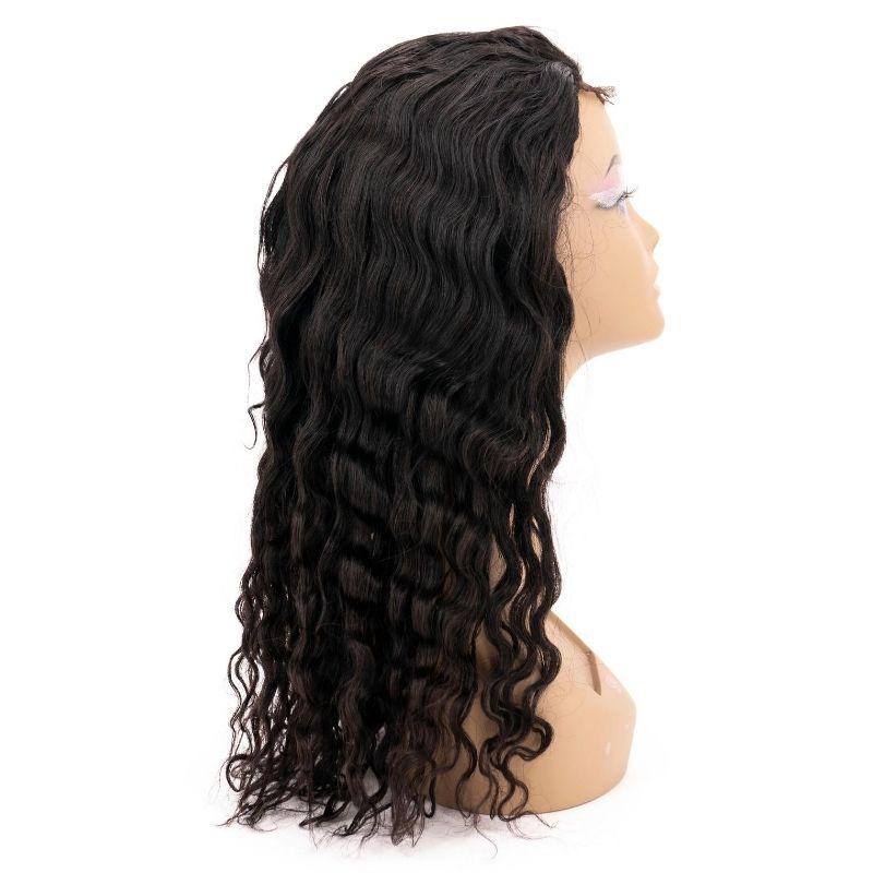 Beach Wave HD Closure Wig side