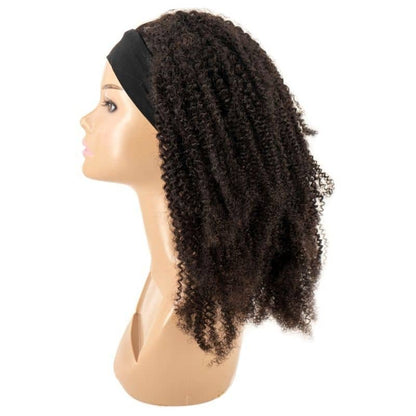 Afro Kinky Headband Wig side