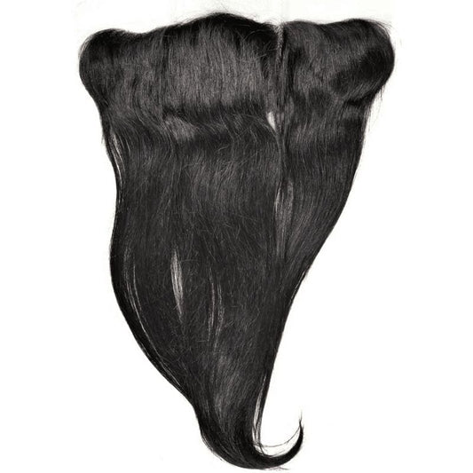 Raw 13"X4" Silky Straight Transparent Lace Front piece