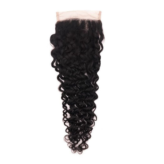 deep curly transparent lace closure