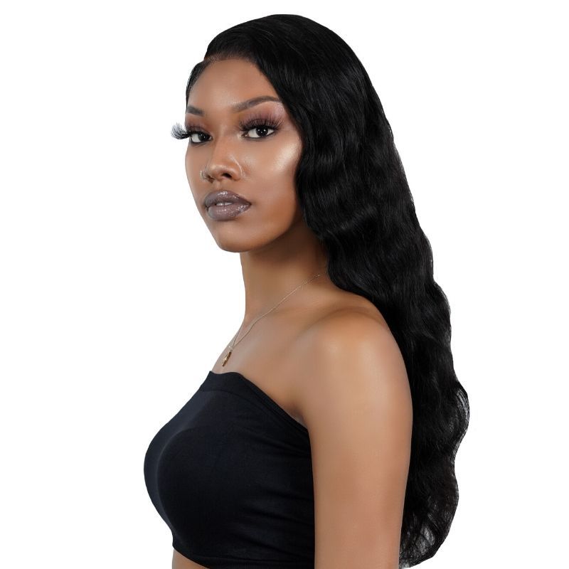 Front 13x4 Body Wave Transparent Lace Front Wigs