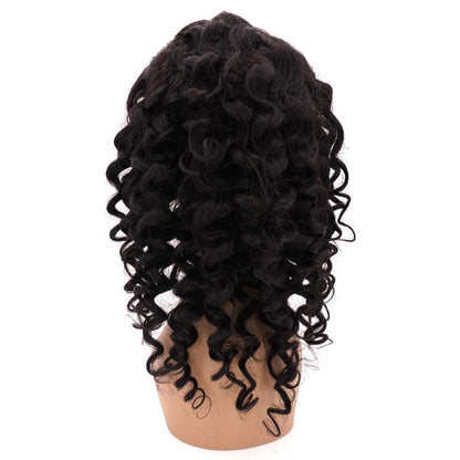 Latin Wave Transparent Lace Front Wig back